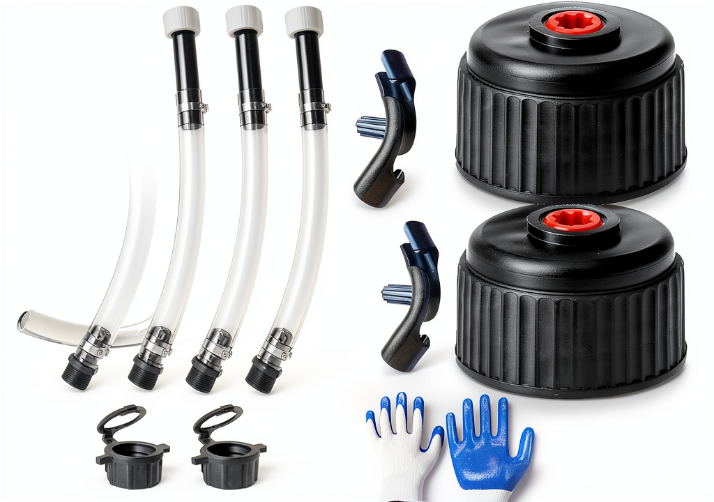 Racing Fuel Jug Cap and Hose Kit in action