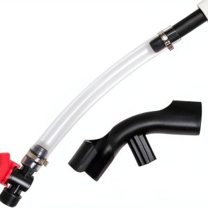 Anleecap Fuel Jug Hose 14-inch Black PVC-0