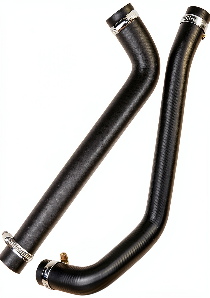 Installing OCHIKI fuel filler hose on a Jeep CJ5 in a garage