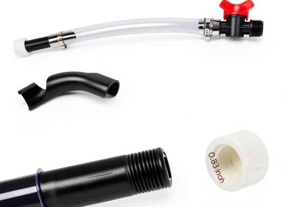 ongfuwu Fuel Hose Kit ABS PVC Fuel Filler Hose Kit-1