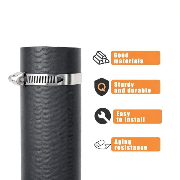 Gasoline Fuel Filler Neck Hose TERLIGSK Black-3