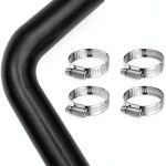BrJJrYRu Gasoline Fuel Filler Neck Hose Black-0