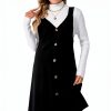 Women's Maternity OYOANGLE Sleeveless V Neck Front Dress-2