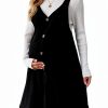 Women's Maternity OYOANGLE Sleeveless V Neck Front Dress-0